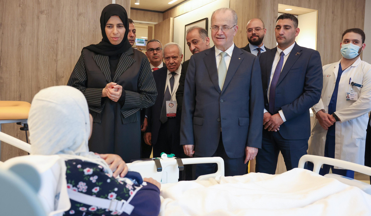Palestinian Prime Minister Visits Casualties From Gaza at Sidra Medicine